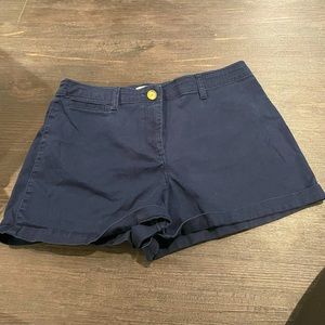 Blue khaki shorts